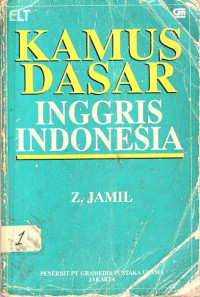 Kamus Dasar Inggris Indonesia