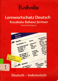 Lernwortschatz Deutsch Kosakata Jerman untuk Pembelajaran