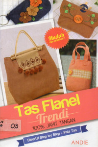 Tas Flanel Trendi 100% Jahit Tangan