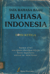 Tata Bahasa Baku Bahasa Indonesia